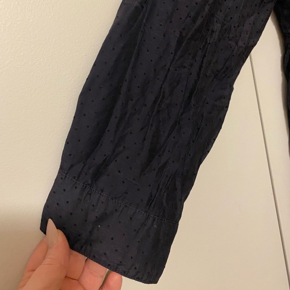 Fornarina navy button blouse - Picture 5 of 5